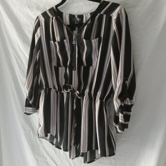Women's L J is for Justify Striped Shirt - Picture 5 of 16